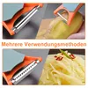 2 in 1 Schäler,2xSparschäler,Effizientes Schälen von Gemüse Produktbild-Vorschau 6