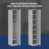 Kleiderschrank 1-türig, 45cm breit, matt, Pablo Kaschmir Produktbild-Vorschau 3