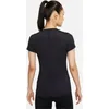 Nike W Nk One Df Ss Slim Top Black/White L Produktbild-Vorschau 7