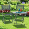 Tavolo da balcone pieghevole Relaxdays STRUK con piano in Anteprima dell’immagine prodotto 2