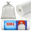 Müllebeutel 120 L, Transparent, Klassisch, Robust, 1 Rolle Produktbild-Vorschau 1