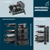 eluno doppelseitiger Topfdeckel und Pfannenhalter für Produktbild-Vorschau 4