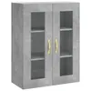 Highboard Betongrau 69,5x34x180 cm Holzwerkstoff Produktbild-Vorschau 4