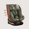 A green car seat with orange arrows pointing to the side, indicating airflow or ventilation. Produktbild-Vorschau