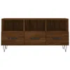 vidaXL Armoire TV marron imitation chêne 102x36x50 cm Voir les images du produit 5
