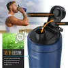 Arendo Proteinshaker Edelstahl 500 ml, Eiweißshaker mit Produktbild-Vorschau 3