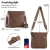 Damen Umhängetasche, Mittelgroß Handtasche Damen mit Produktbild-Vorschau 6