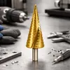Wiltec HSS Stufenbohrer titanbeschichtet, 4-32 mm, Schaft Ø Produktbild-Vorschau 6