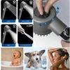 Collage of product images and lifestyle shots related to showering. Produktbild-Vorschau