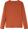 Kinder-Langarmshirt Cognac 128 Produktbild-Vorschau 2