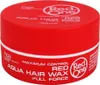 A red tub of hair wax is shown against a white background. Voir les images du produit