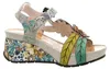 Laura Vita Laura Vita Keilsandalette Beige Produktbild-Vorschau 21