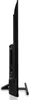 Side view of a black television on a stand. Produktbild-Vorschau