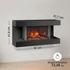 Cheminée électrique KAMINIO LIZ - Cheminée murale Voir les images du produit 18