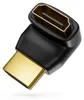 deleyCON HDMI 90° Winkeladapter Typ A Buchse Stecker 4K HDR Produktbild-Vorschau 2