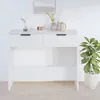 vidaXL Konzolový stolek bílý 90x36x75 cm materiál na bázi Náhled obrázku produktu 4