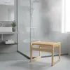 Tabouret de salle de bain en bambou - Solution d'assise et Voir les images du produit 6