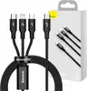 Baseus Rapid Series 3-in-1 USB Type-C Cable  PD 20W 1.5m Anteprima dell’immagine prodotto 18