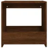 vidaXL Tavolino marrone effetto rovere 50x26x50 cm Anteprima dell’immagine prodotto 4