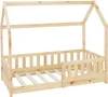 ML-Design Kinderbett 70x140 cm mit Rausfallschutz, Dach und Produktbild-Vorschau 1