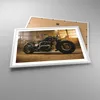 Gerahmtes Poster - Weißer Rahmen - Motorrad Motor - 70x50 Produktbild-Vorschau 3