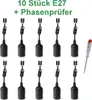 Baustellenfassung schwarz / weiß E27  230V max. 60Watt + 1 Produktbild-Vorschau 2