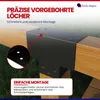 GeZu Impex Pfostenecke 3 Balken T-Model 121 x 121 mm Produktbild-Vorschau 5