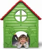 Dohany Spielhaus grün rot Kinderspielhaus Gartenhaus Indoor Produktbild-Vorschau 3