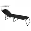 Chaise longue pliable Hawaii Anthracite transat avec Voir les images du produit 9