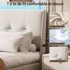 lit double 160x200 avec sommier coffre et éclairage LED,lit Voir les images du produit 4