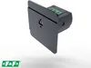 A 3D render of a black motion detector with green terminal connectors, set against a white background. Anteprima dell’immagine prodotto