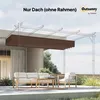 Zatahovací pergola stříška 3x3m, odolná proti povětrnostním Náhled obrázku produktu 9