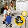 Chariot de courses ELONEO avec compartiment réfrigéré, Voir les images du produit 6