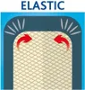 Diagram showing the elastic feature of a product. Produktbild-Vorschau