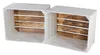 5x Moderne weiße Obstkiste / Holzkiste mit geflammtem Produktbild-Vorschau 3