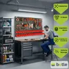 31 tlg. Stapelboxen Werkzeugwand 156x78cm Set Produktbild-Vorschau 13