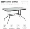 Outsunny Tuintafel, Balkontafel, Bijzetter met parasolgat, Productafbeelding-voorbeeld 6