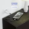 deleyCON 0,30m 240W USB-C Ladekabel Schnellladekabel Kurz Produktbild-Vorschau 5