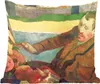 MuchoWow® Zierkissen Sofakissen Wohnzimmer Dekokissen 60x60 Produktbild-Vorschau 1