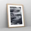 Gerahmtes Poster - Rahmen in heller Eiche - Farbe Pinsel Produktbild-Vorschau 8