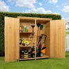 Wiltec Gartenhaus mit 2-flügelige Tür 1350x500x1540mm aus Produktbild-Vorschau 2