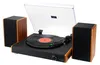 A turntable with two speakers, set against a white background. Náhľad obrázku produktu