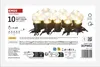 LED světelný řetěz – 10x párty žárovky čiré, 5 m, venkovní i vnitřní, teplá bílá Voir les images du produit