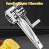 4 in 1 Edelstahl Käse Reibe Handkurbel Käsehobel Produktbild-Vorschau 2