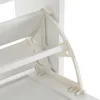 A close-up view of the internal mechanism of a white shoe cabinet. Náhled obrázku produktu