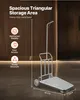 SucceBuy Hotelgepäckwagen 272kg 3 Räder Kofferwagen Produktbild-Vorschau 5