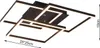 A modern, geometric LED ceiling light fixture with multiple square frames. Náhľad obrázku produktu