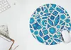 MuchoWow® Mauspad Mousepad Blau - Muster - Federn - Mond Produktbild-Vorschau 6