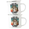 I Don't Like Morning People Or Mornings Or People Emaille Produktbild-Vorschau 2