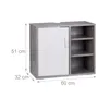 Mobile sottolavabo Relaxdays, a un'anta, mobile da bagno, Anteprima dell’immagine prodotto 4